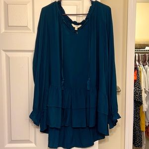 Long Sleeve Ruffle Top